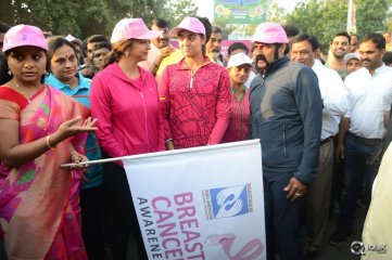Celebs At Breast Cancer Awareness Walk